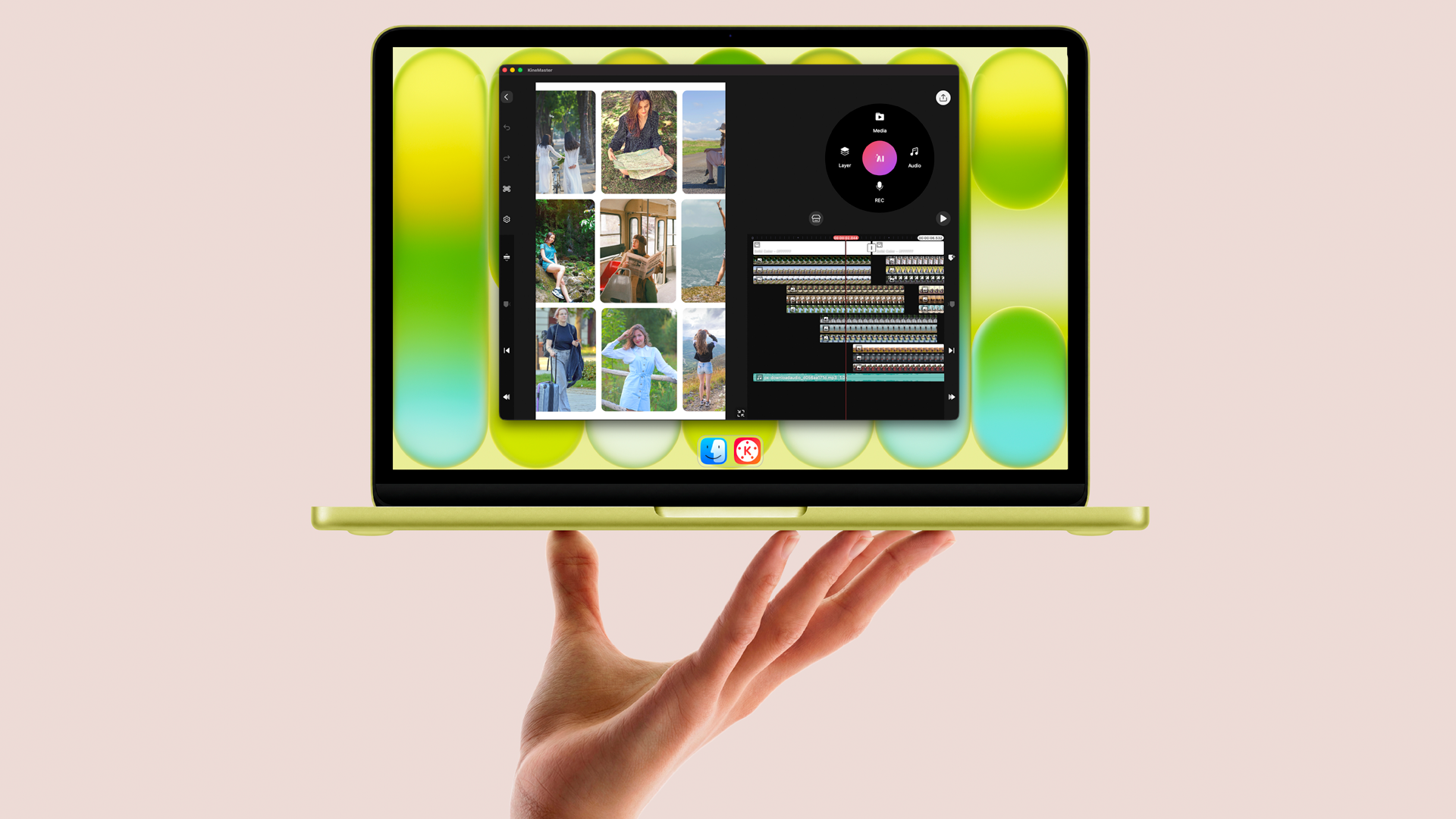 영상 편집 앱 키네마스터를 맥북 네오에서도 사용해보세요!