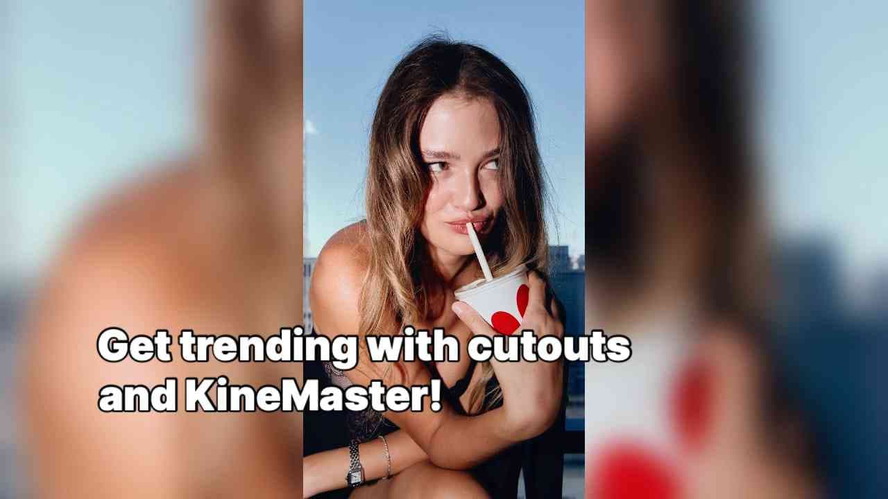 Learn how to make cutout collage videos with KineMaster or Spring! It's super easy!
